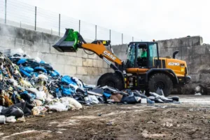 afval dat bij ons op locatie wordt verwerkt