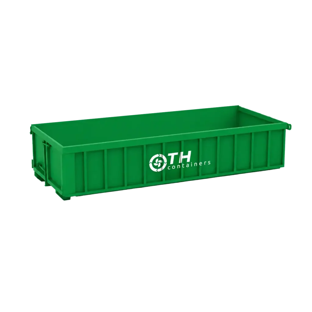 Vrijstaande productfoto 15m³ container van TH Containers