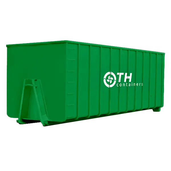 Vrijstaande productfoto 40m³ container van TH Containers