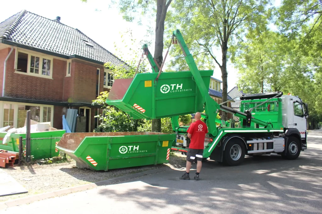 Container huren in Enschede bij TH Containers