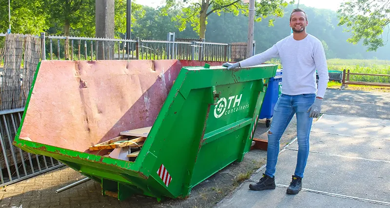 Afval storten bij TH Containers