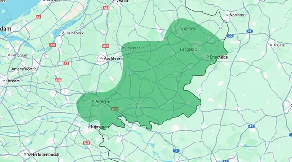 Afzetcontainers gebied TH Containers